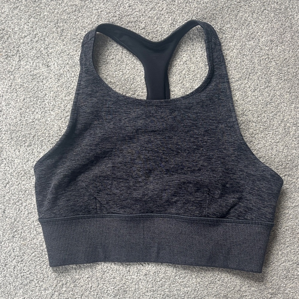 ALO Yoga Charcoal Sports Bra